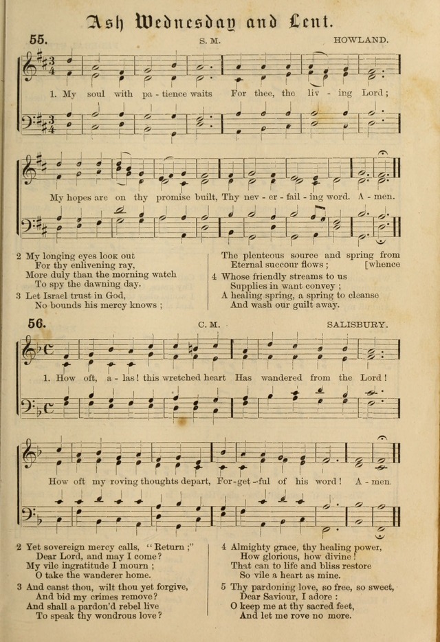 Hymnal and Canticles of the Protestant Episcopal Church with Music (Gilbert & Goodrich) page 61