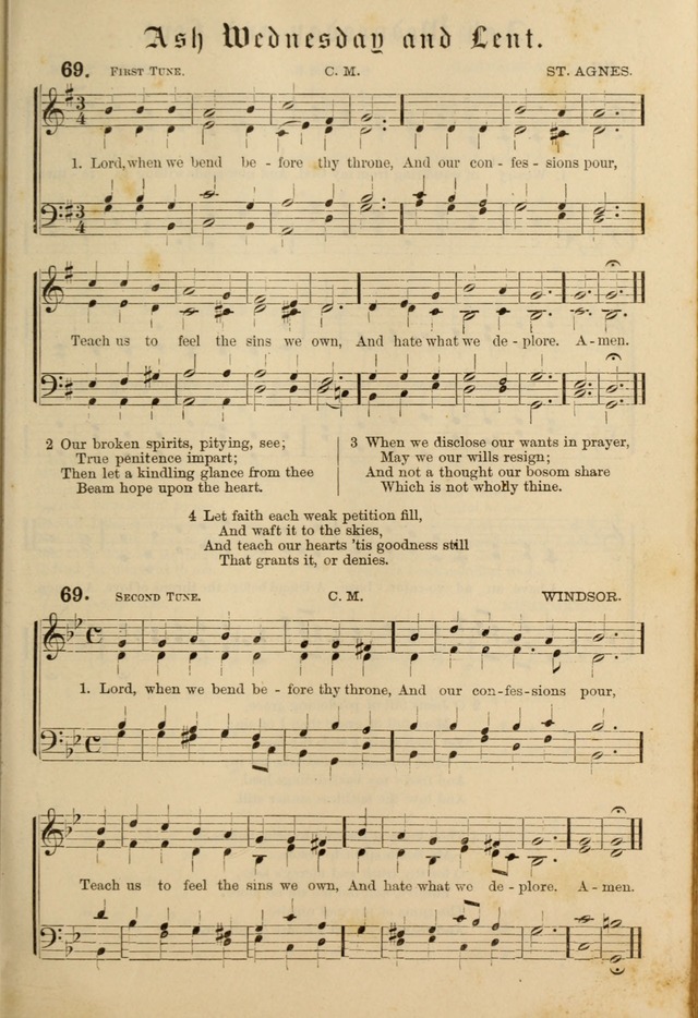 Hymnal and Canticles of the Protestant Episcopal Church with Music (Gilbert & Goodrich) page 71