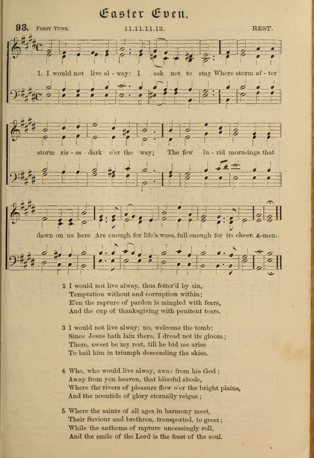 Hymnal and Canticles of the Protestant Episcopal Church with Music (Gilbert & Goodrich) page 91