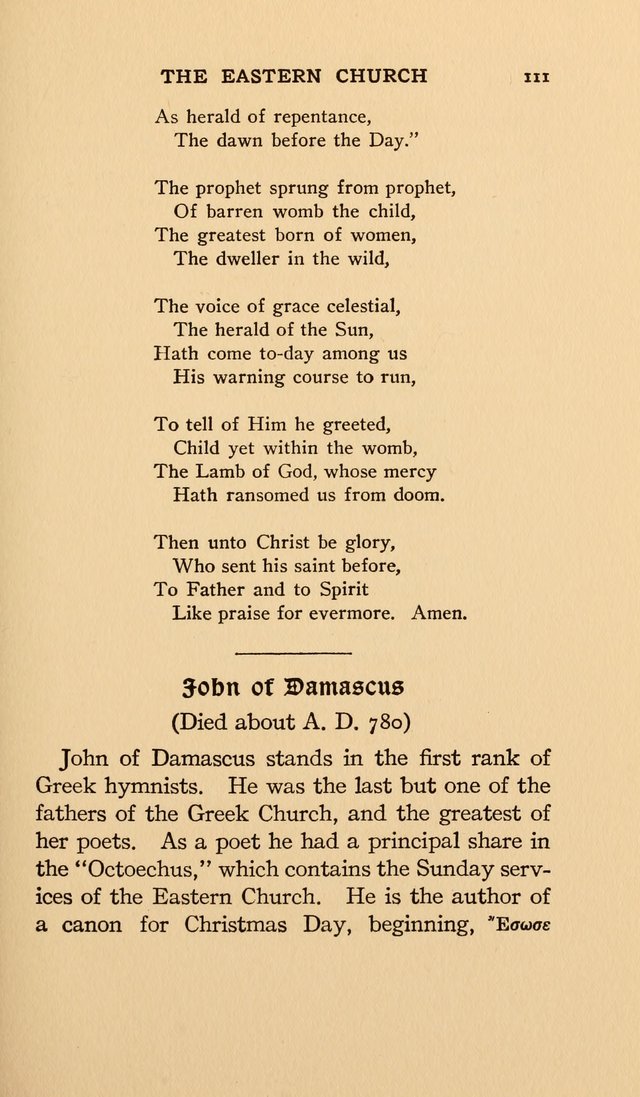 Hymns and Poetry of the Eastern Church page 106