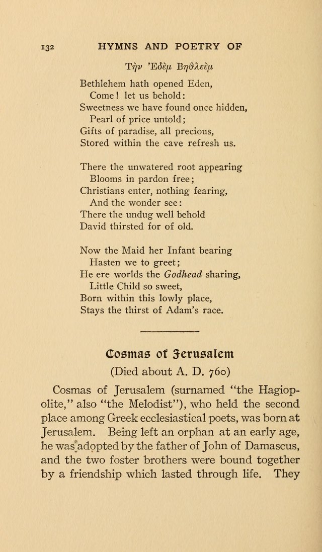 Hymns and Poetry of the Eastern Church page 127