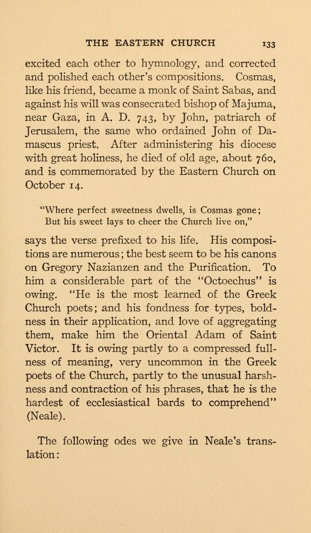 Hymns and Poetry of the Eastern Church page 128