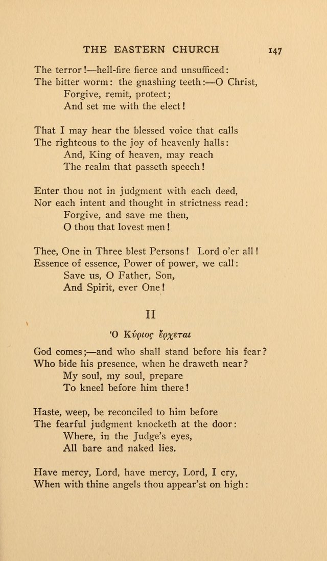 Hymns and Poetry of the Eastern Church page 142