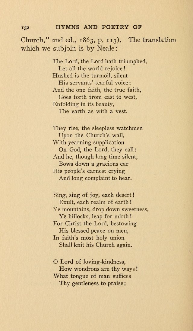 Hymns and Poetry of the Eastern Church page 147