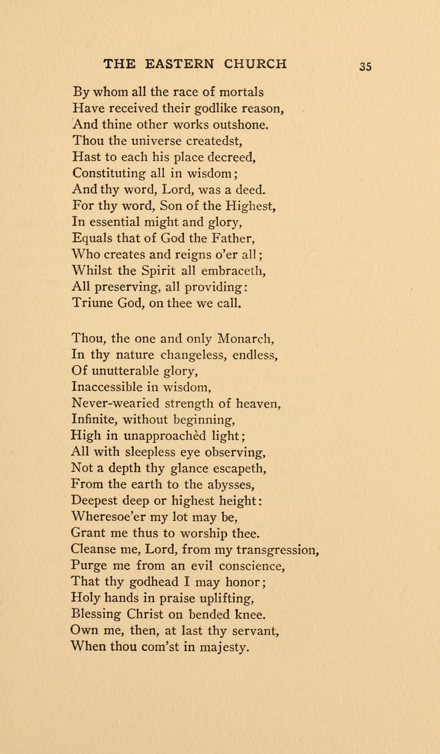 Hymns and Poetry of the Eastern Church page 22