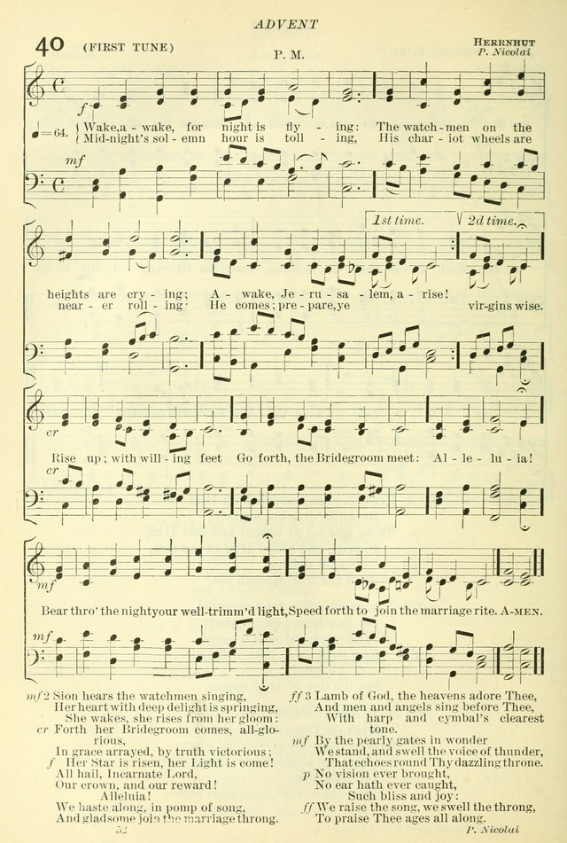 The Church Hymnal: revised and enlarged in accordance with the action of the General Convention of the Protestant Episcopal Church in the United States of America in the year of our Lord 1892. (Ed. B) page 100