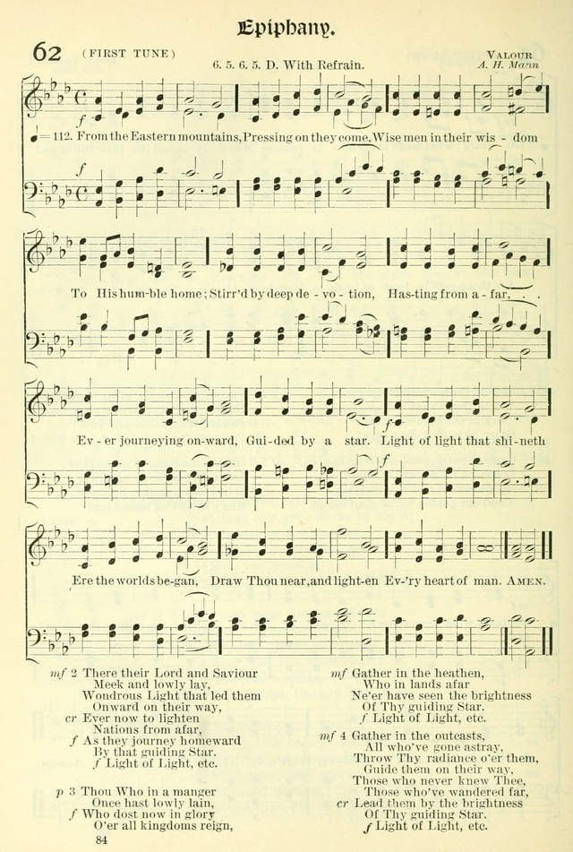 The Church Hymnal: revised and enlarged in accordance with the action of the General Convention of the Protestant Episcopal Church in the United States of America in the year of our Lord 1892. (Ed. B) page 132