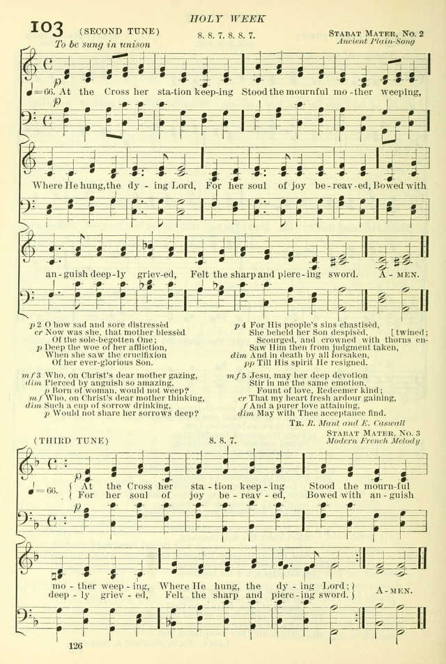 The Church Hymnal: revised and enlarged in accordance with the action of the General Convention of the Protestant Episcopal Church in the United States of America in the year of our Lord 1892. (Ed. B) page 174