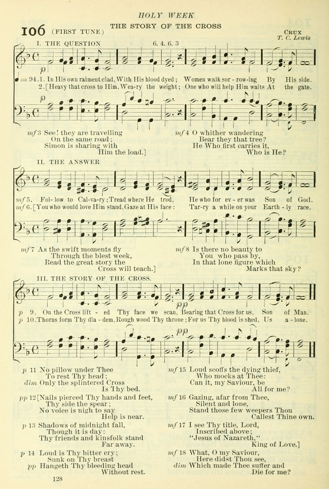 The Church Hymnal: revised and enlarged in accordance with the action of the General Convention of the Protestant Episcopal Church in the United States of America in the year of our Lord 1892. (Ed. B) page 176