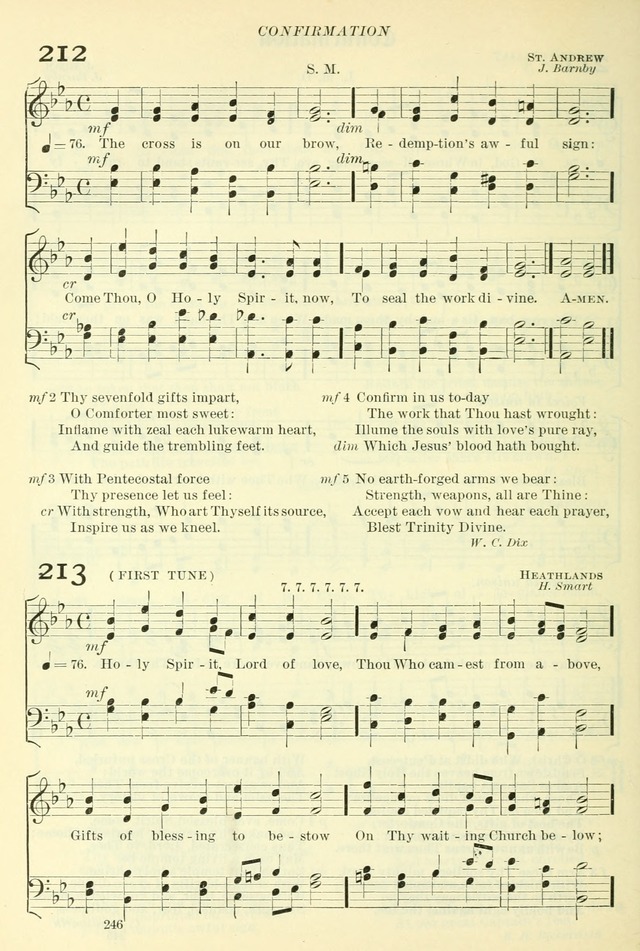 The Church Hymnal: revised and enlarged in accordance with the action of the General Convention of the Protestant Episcopal Church in the United States of America in the year of our Lord 1892. (Ed. B) page 294