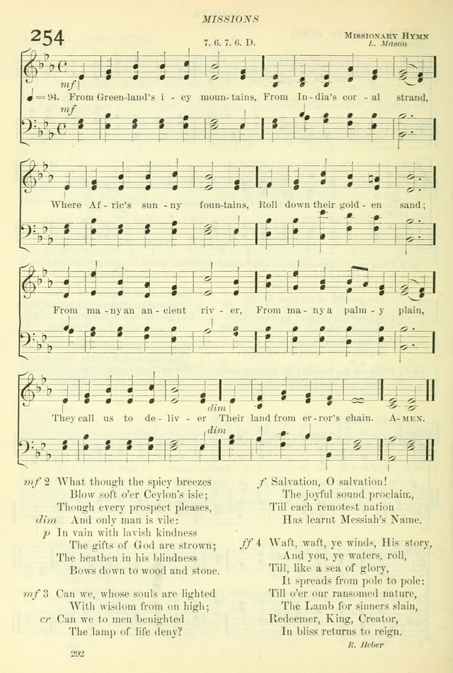 The Church Hymnal: revised and enlarged in accordance with the action of the General Convention of the Protestant Episcopal Church in the United States of America in the year of our Lord 1892. (Ed. B) page 340