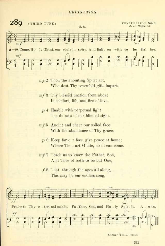 The Church Hymnal: revised and enlarged in accordance with the action of the General Convention of the Protestant Episcopal Church in the United States of America in the year of our Lord 1892. (Ed. B) page 379