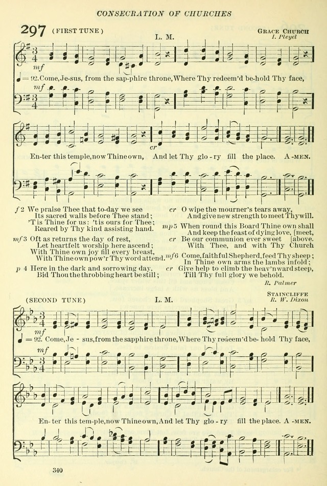 The Church Hymnal: revised and enlarged in accordance with the action of the General Convention of the Protestant Episcopal Church in the United States of America in the year of our Lord 1892. (Ed. B) page 388