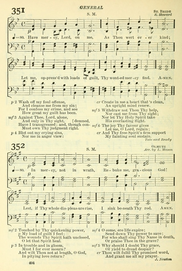 The Church Hymnal: revised and enlarged in accordance with the action of the General Convention of the Protestant Episcopal Church in the United States of America in the year of our Lord 1892. (Ed. B) page 452