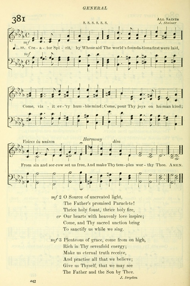 The Church Hymnal: revised and enlarged in accordance with the action of the General Convention of the Protestant Episcopal Church in the United States of America in the year of our Lord 1892. (Ed. B) page 490