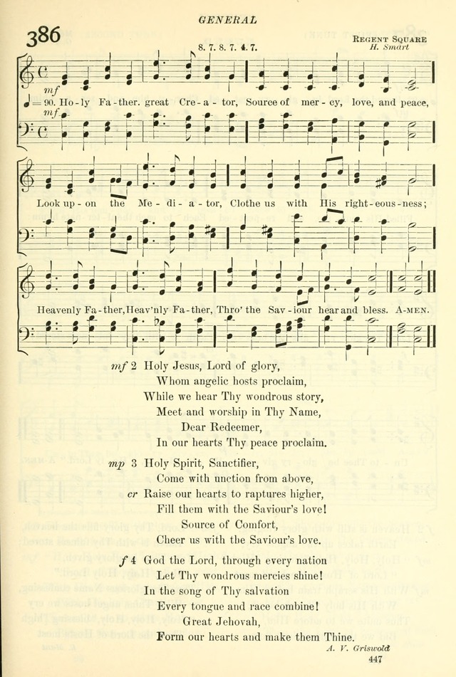 The Church Hymnal: revised and enlarged in accordance with the action of the General Convention of the Protestant Episcopal Church in the United States of America in the year of our Lord 1892. (Ed. B) page 495