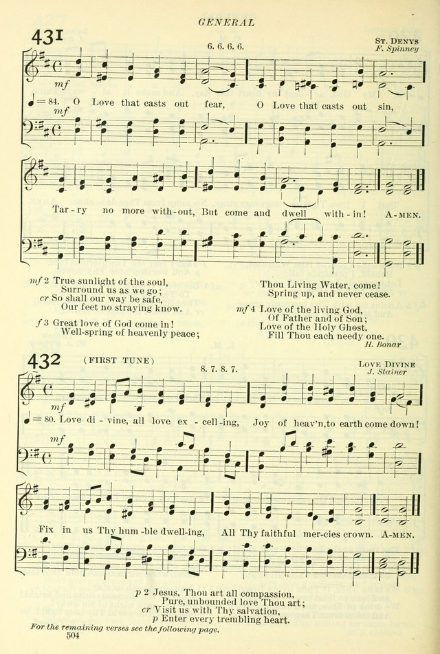 The Church Hymnal: revised and enlarged in accordance with the action of the General Convention of the Protestant Episcopal Church in the United States of America in the year of our Lord 1892. (Ed. B) page 552