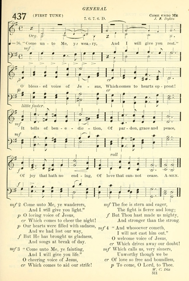 The Church Hymnal: revised and enlarged in accordance with the action of the General Convention of the Protestant Episcopal Church in the United States of America in the year of our Lord 1892. (Ed. B) page 559