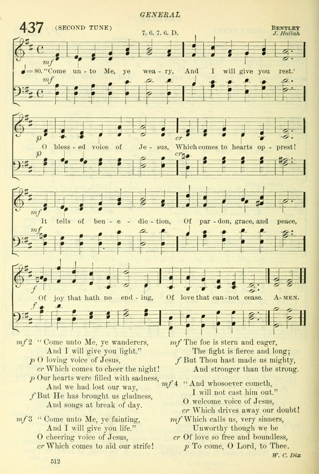 The Church Hymnal: revised and enlarged in accordance with the action of the General Convention of the Protestant Episcopal Church in the United States of America in the year of our Lord 1892. (Ed. B) page 560