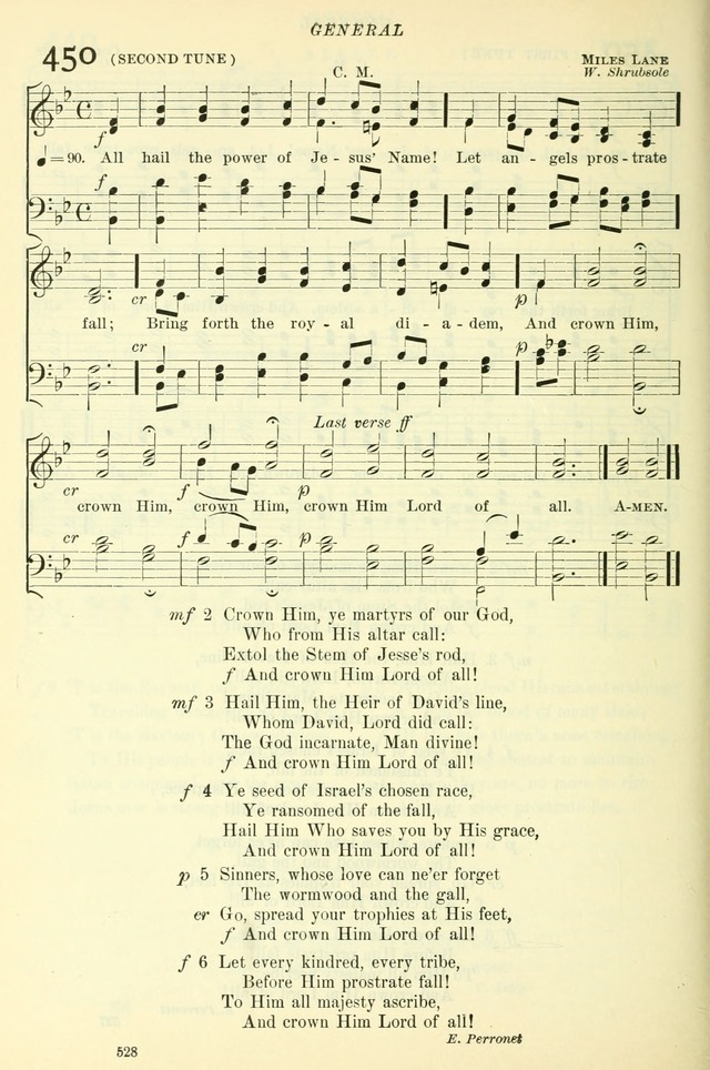 The Church Hymnal: revised and enlarged in accordance with the action of the General Convention of the Protestant Episcopal Church in the United States of America in the year of our Lord 1892. (Ed. B) page 576