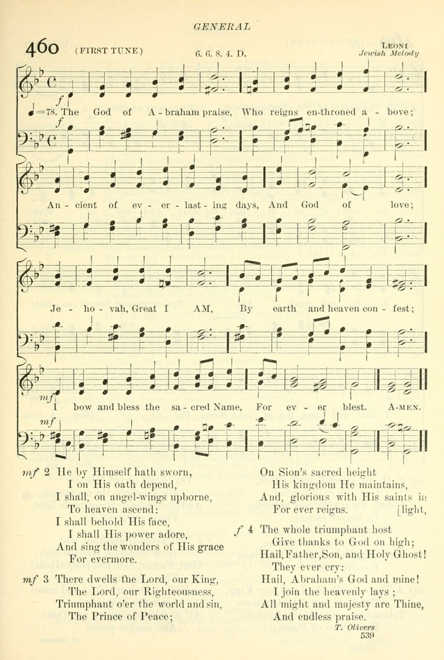 The Church Hymnal: revised and enlarged in accordance with the action of the General Convention of the Protestant Episcopal Church in the United States of America in the year of our Lord 1892. (Ed. B) page 587