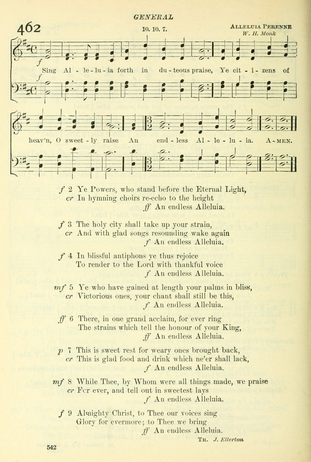 The Church Hymnal: revised and enlarged in accordance with the action of the General Convention of the Protestant Episcopal Church in the United States of America in the year of our Lord 1892. (Ed. B) page 590