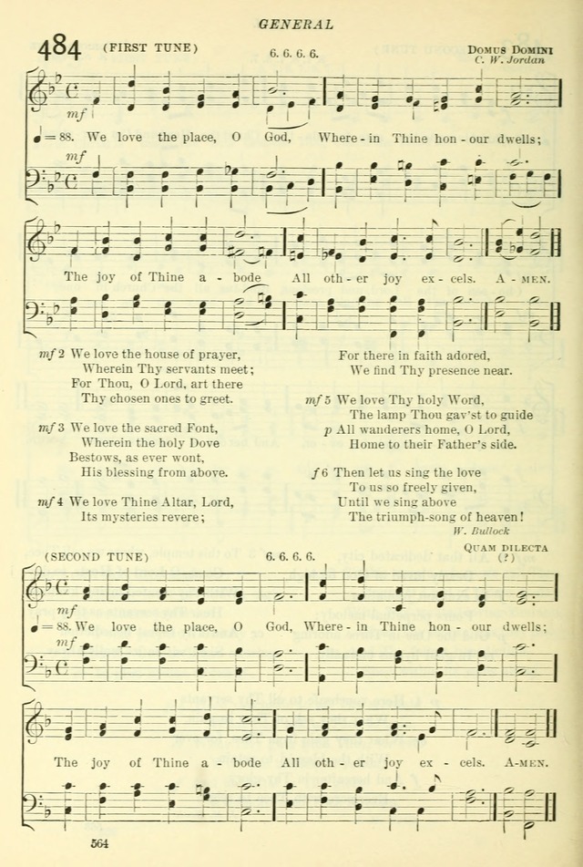 The Church Hymnal: revised and enlarged in accordance with the action of the General Convention of the Protestant Episcopal Church in the United States of America in the year of our Lord 1892. (Ed. B) page 612