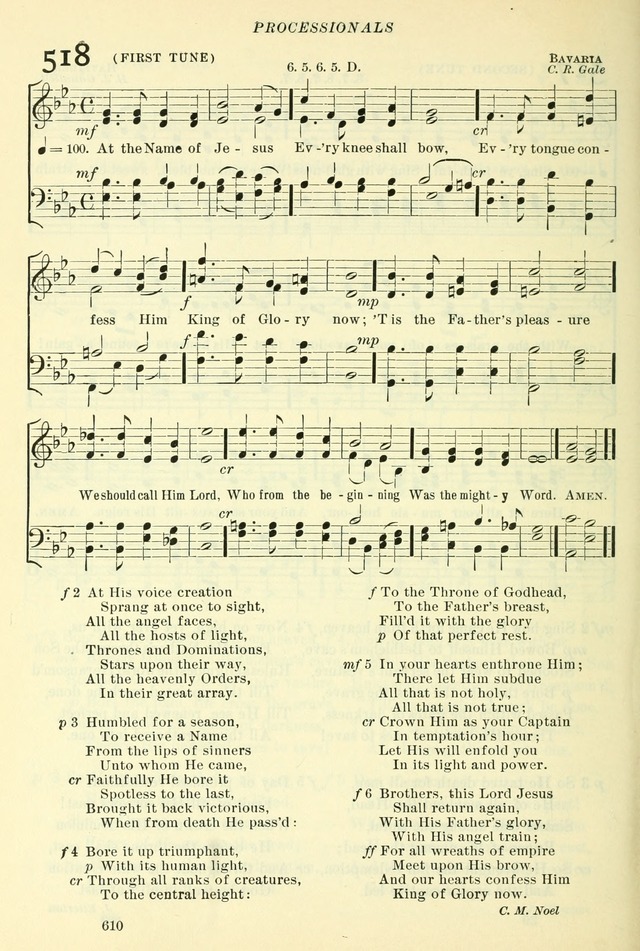 The Church Hymnal: revised and enlarged in accordance with the action of the General Convention of the Protestant Episcopal Church in the United States of America in the year of our Lord 1892. (Ed. B) page 658