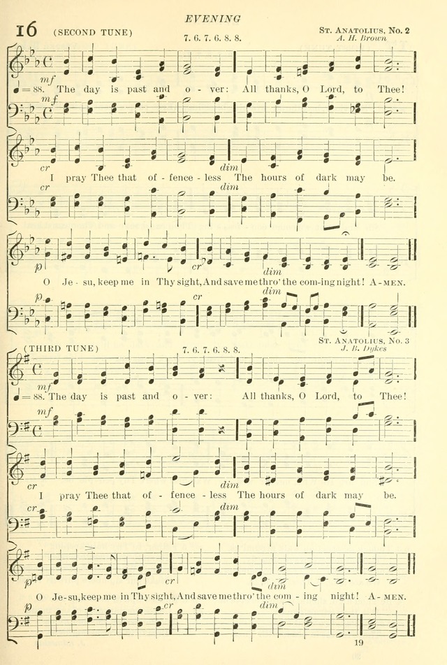 The Church Hymnal: revised and enlarged in accordance with the action of the General Convention of the Protestant Episcopal Church in the United States of America in the year of our Lord 1892. (Ed. B) page 67