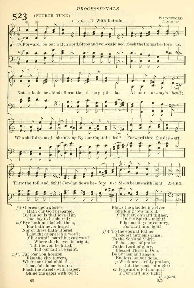 The Church Hymnal: revised and enlarged in accordance with the action of the General Convention of the Protestant Episcopal Church in the United States of America in the year of our Lord 1892. (Ed. B) page 673