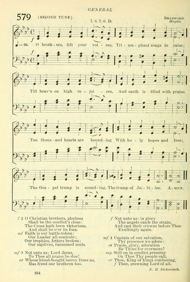 The Church Hymnal: revised and enlarged in accordance with the action of the General Convention of the Protestant Episcopal Church in the United States of America in the year of our Lord 1892. (Ed. B) page 732