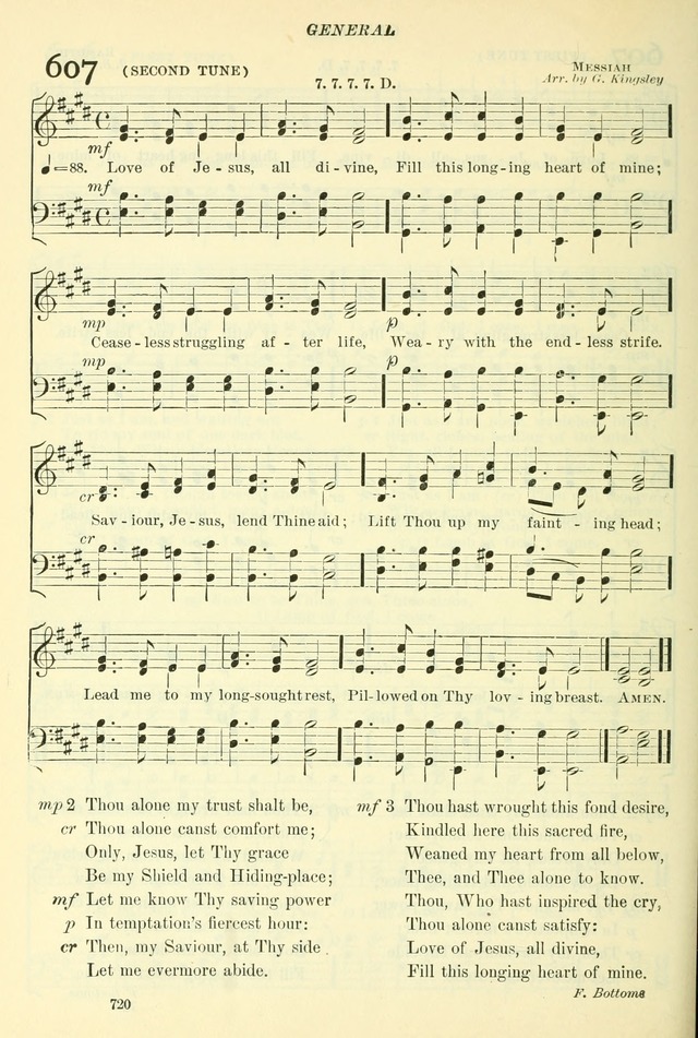 The Church Hymnal: revised and enlarged in accordance with the action of the General Convention of the Protestant Episcopal Church in the United States of America in the year of our Lord 1892. (Ed. B) page 768