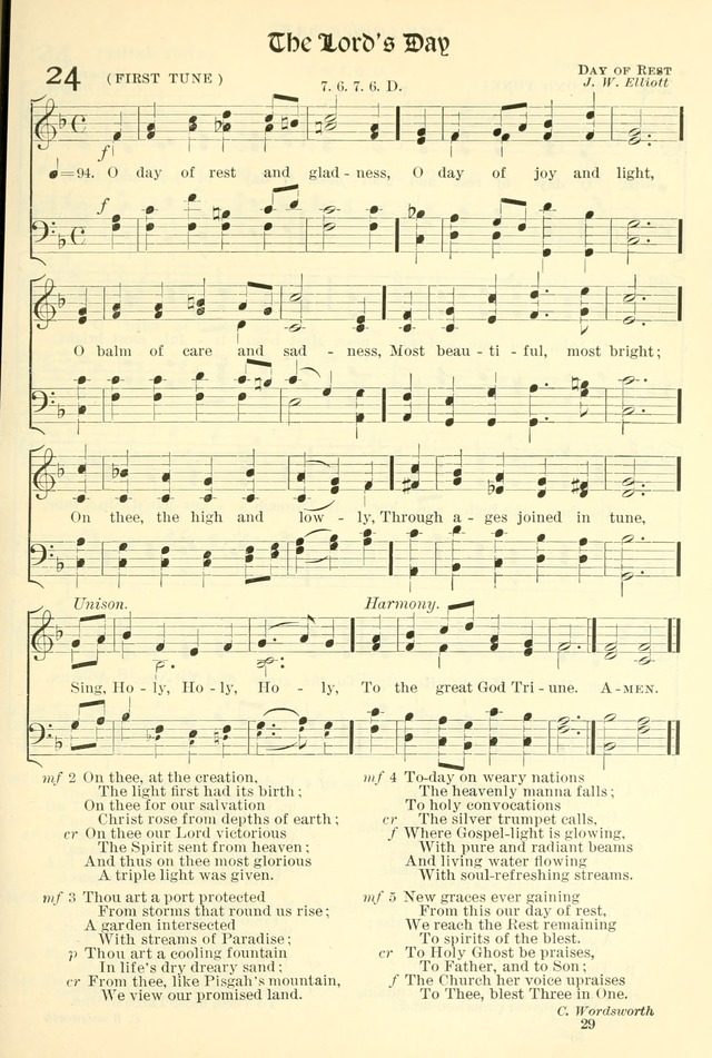 The Church Hymnal: revised and enlarged in accordance with the action of the General Convention of the Protestant Episcopal Church in the United States of America in the year of our Lord 1892. (Ed. B) page 77