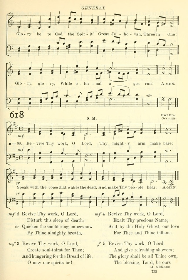 The Church Hymnal: revised and enlarged in accordance with the action of the General Convention of the Protestant Episcopal Church in the United States of America in the year of our Lord 1892. (Ed. B) page 783