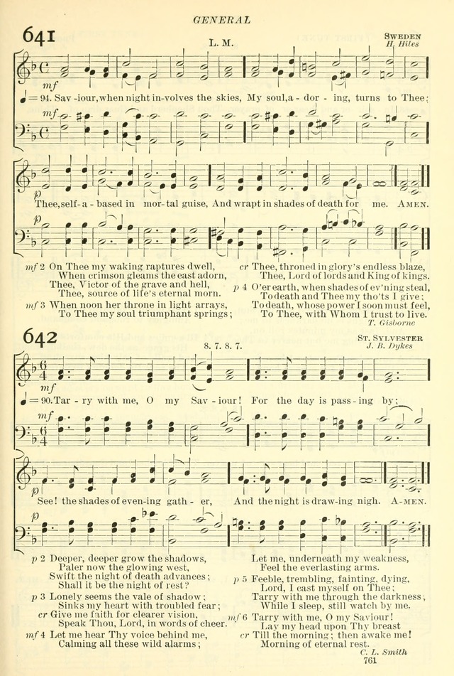 The Church Hymnal: revised and enlarged in accordance with the action of the General Convention of the Protestant Episcopal Church in the United States of America in the year of our Lord 1892. (Ed. B) page 809