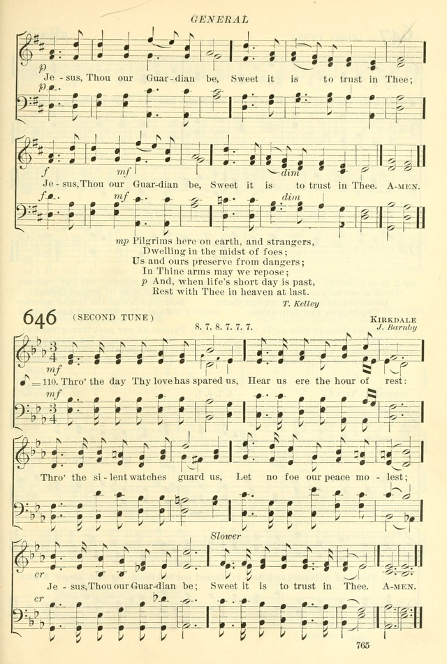 The Church Hymnal: revised and enlarged in accordance with the action of the General Convention of the Protestant Episcopal Church in the United States of America in the year of our Lord 1892. (Ed. B) page 813