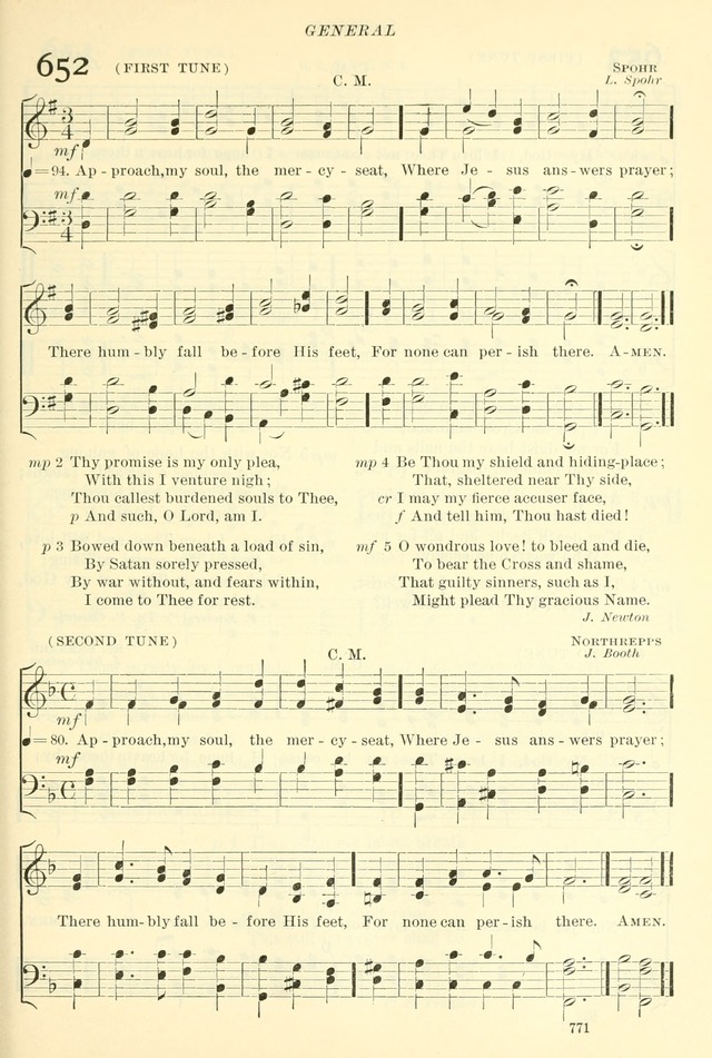 The Church Hymnal: revised and enlarged in accordance with the action of the General Convention of the Protestant Episcopal Church in the United States of America in the year of our Lord 1892. (Ed. B) page 819