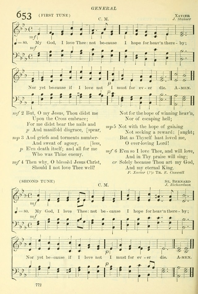 The Church Hymnal: revised and enlarged in accordance with the action of the General Convention of the Protestant Episcopal Church in the United States of America in the year of our Lord 1892. (Ed. B) page 820