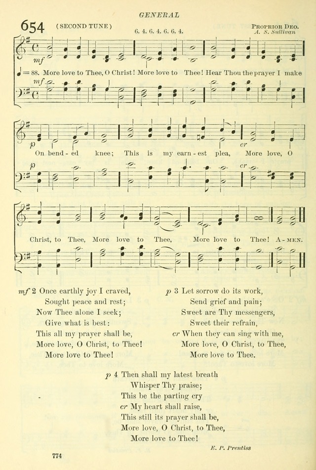 The Church Hymnal: revised and enlarged in accordance with the action of the General Convention of the Protestant Episcopal Church in the United States of America in the year of our Lord 1892. (Ed. B) page 822