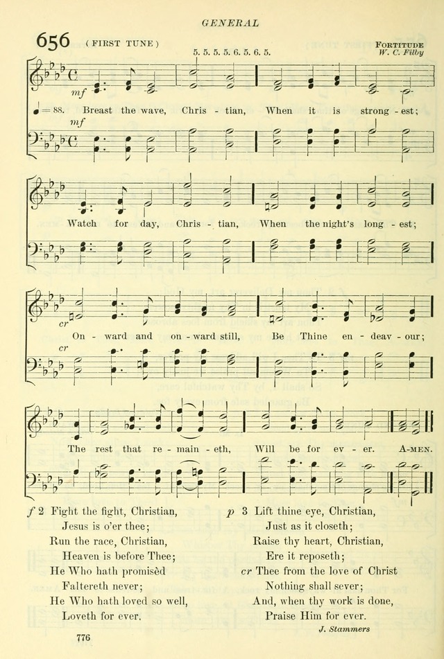 The Church Hymnal: revised and enlarged in accordance with the action of the General Convention of the Protestant Episcopal Church in the United States of America in the year of our Lord 1892. (Ed. B) page 824