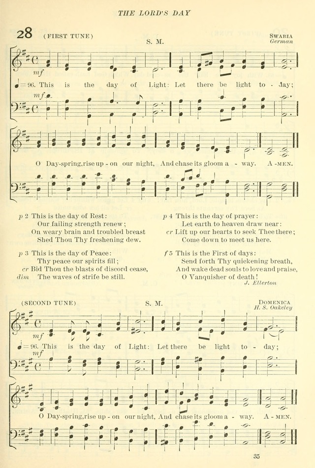 The Church Hymnal: revised and enlarged in accordance with the action of the General Convention of the Protestant Episcopal Church in the United States of America in the year of our Lord 1892. (Ed. B) page 83