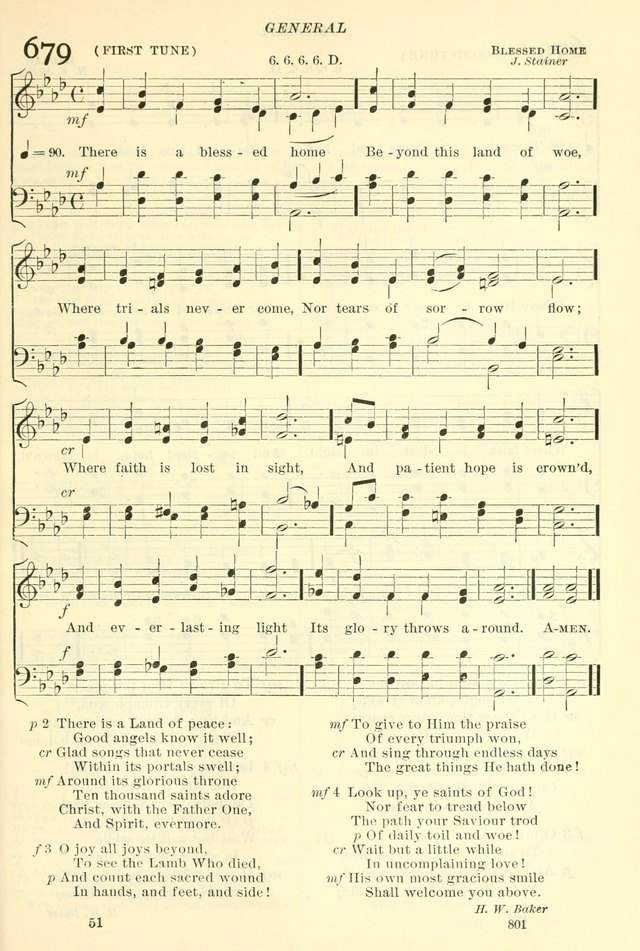 The Church Hymnal: revised and enlarged in accordance with the action of the General Convention of the Protestant Episcopal Church in the United States of America in the year of our Lord 1892. (Ed. B) page 849