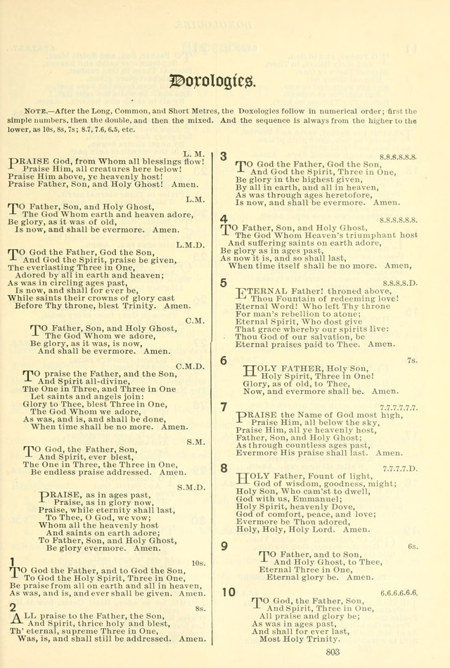 The Church Hymnal: revised and enlarged in accordance with the action of the General Convention of the Protestant Episcopal Church in the United States of America in the year of our Lord 1892. (Ed. B) page 851