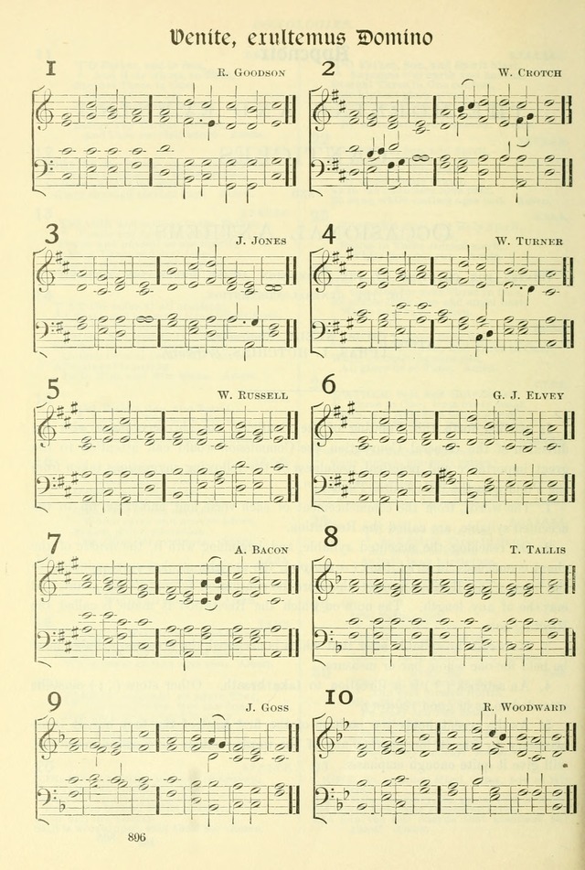 The Church Hymnal: revised and enlarged in accordance with the action of the General Convention of the Protestant Episcopal Church in the United States of America in the year of our Lord 1892. (Ed. B) page 854