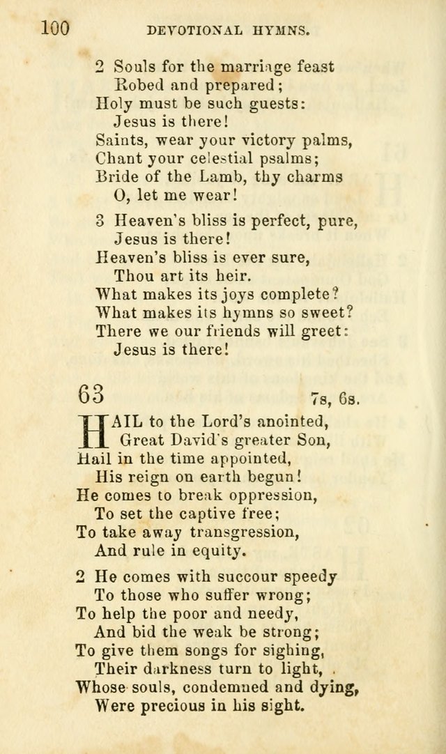 Hymns, Principles of Faith, Church Order, and Divine Services, or Occasional liturgy; for the use of Messiah