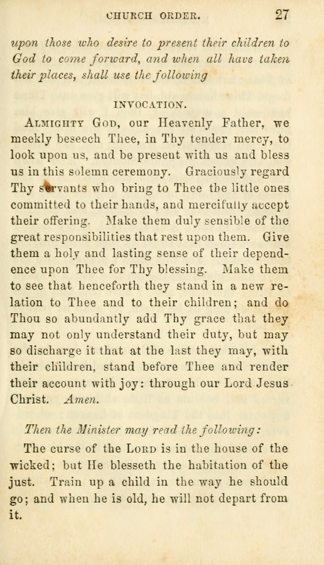 Hymns, Principles of Faith, Church Order, and Divine Services, or Occasional liturgy; for the use of Messiah