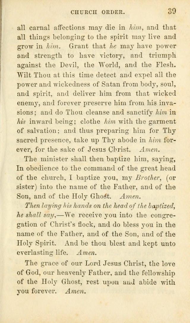 Hymns, Principles of Faith, Church Order, and Divine Services, or Occasional liturgy; for the use of Messiah