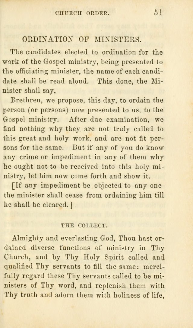 Hymns, Principles of Faith, Church Order, and Divine Services, or Occasional liturgy; for the use of Messiah