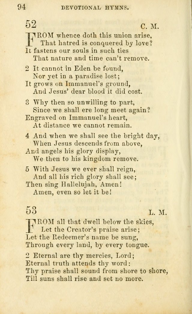 Hymns, Principles of Faith, Church Order, and Divine Services, or Occasional liturgy; for the use of Messiah