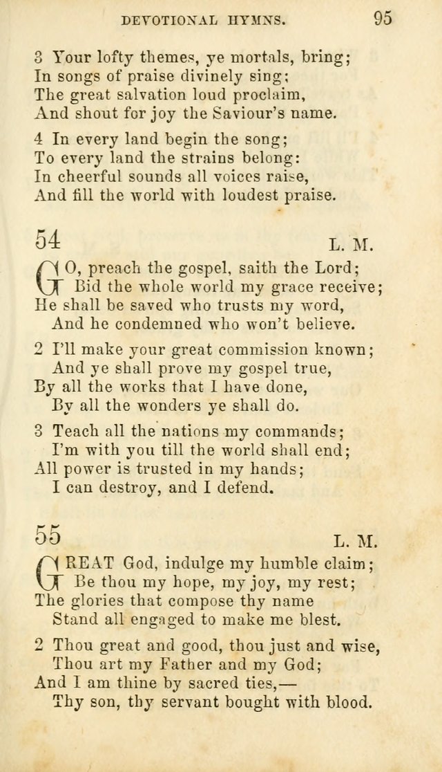 Hymns, Principles of Faith, Church Order, and Divine Services, or Occasional liturgy; for the use of Messiah